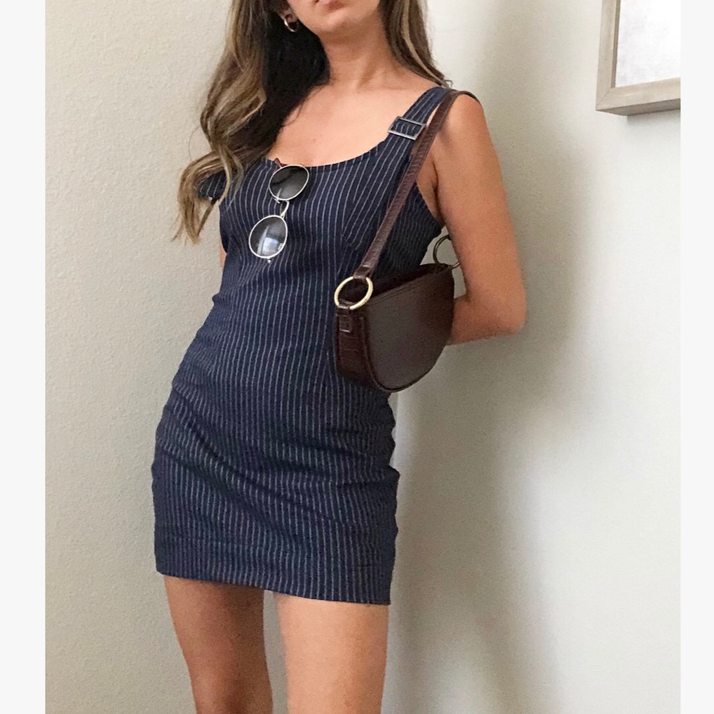 Pinstripe dress